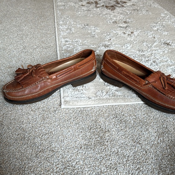 Johnston & Murphy Brown Leather Slip-On Loafers - Picture 2 of 7